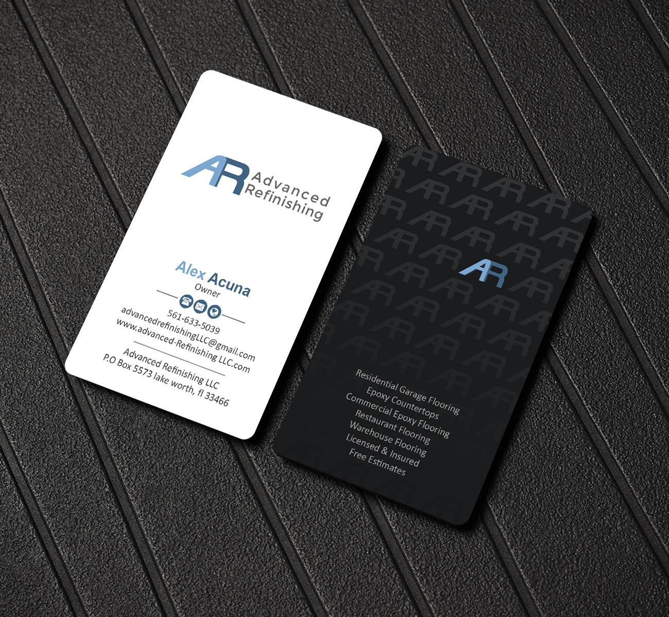 Business Card Design by Creations Box 2015 for Advanced Refinishing LLC | Design #22793858