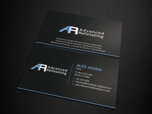 Business Card Design by Tripti Ranjan Gain for Advanced Refinishing LLC | Design: #22793251