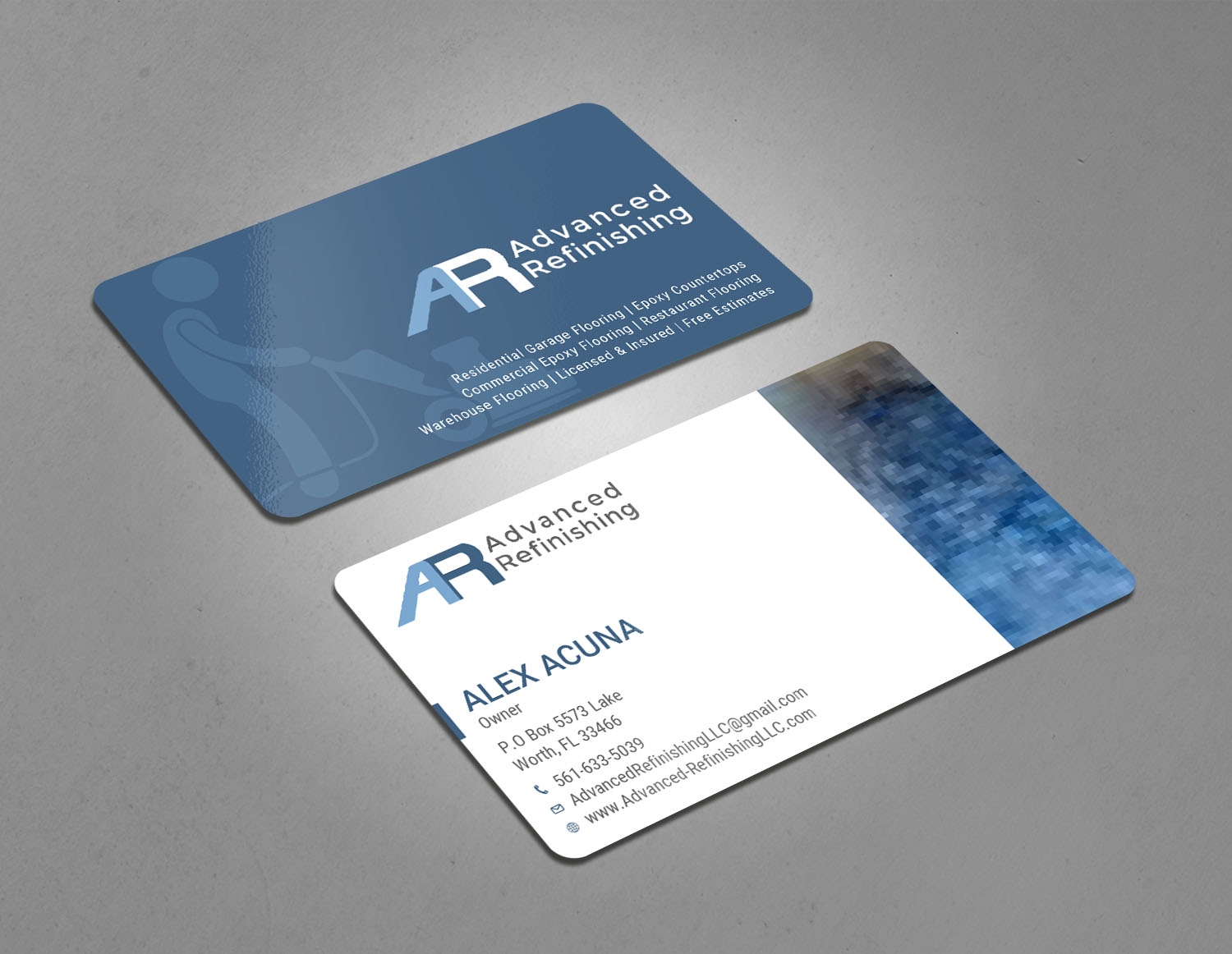 Diseño de Tarjeta de Presentación por Tripti Ranjan Gain para Advanced Refinishing LLC | Diseño #22793255