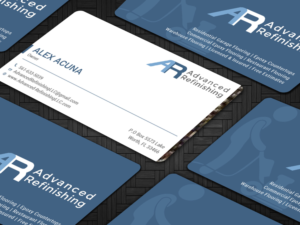 Business Card Design by Tripti Ranjan Gain for Advanced Refinishing LLC | Design: #22793260