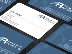 Business Card Design by Tripti Ranjan Gain for Advanced Refinishing LLC | Design: #22793261