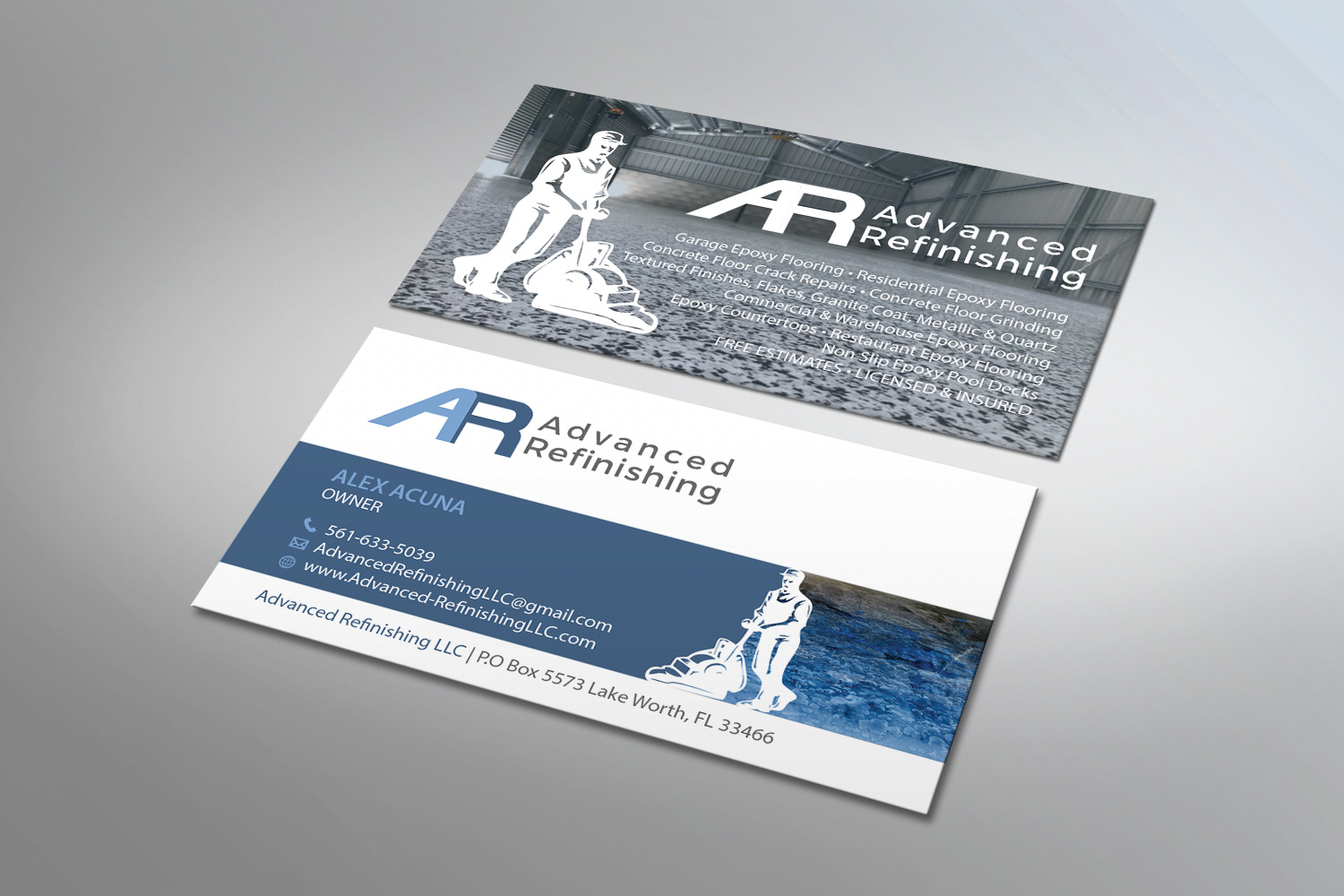 Design de Carte de Visite par MDesign pour Advanced Refinishing LLC | Design #22800879