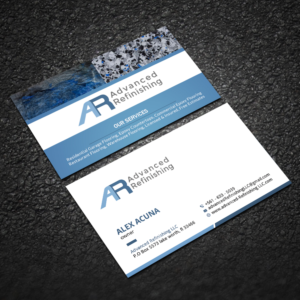 Diseño de Tarjeta de Presentación por Sujan4art para Advanced Refinishing LLC | Diseño: #22789922