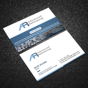 Diseño de Tarjeta de Presentación por Sujan4art para Advanced Refinishing LLC | Diseño: #22789931