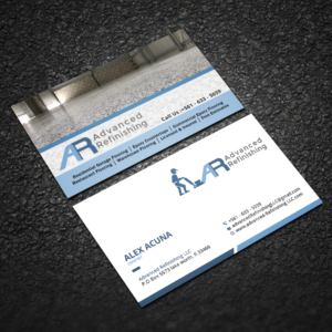 Business Card Design by Sujan4art for Advanced Refinishing LLC | Design: #22790491