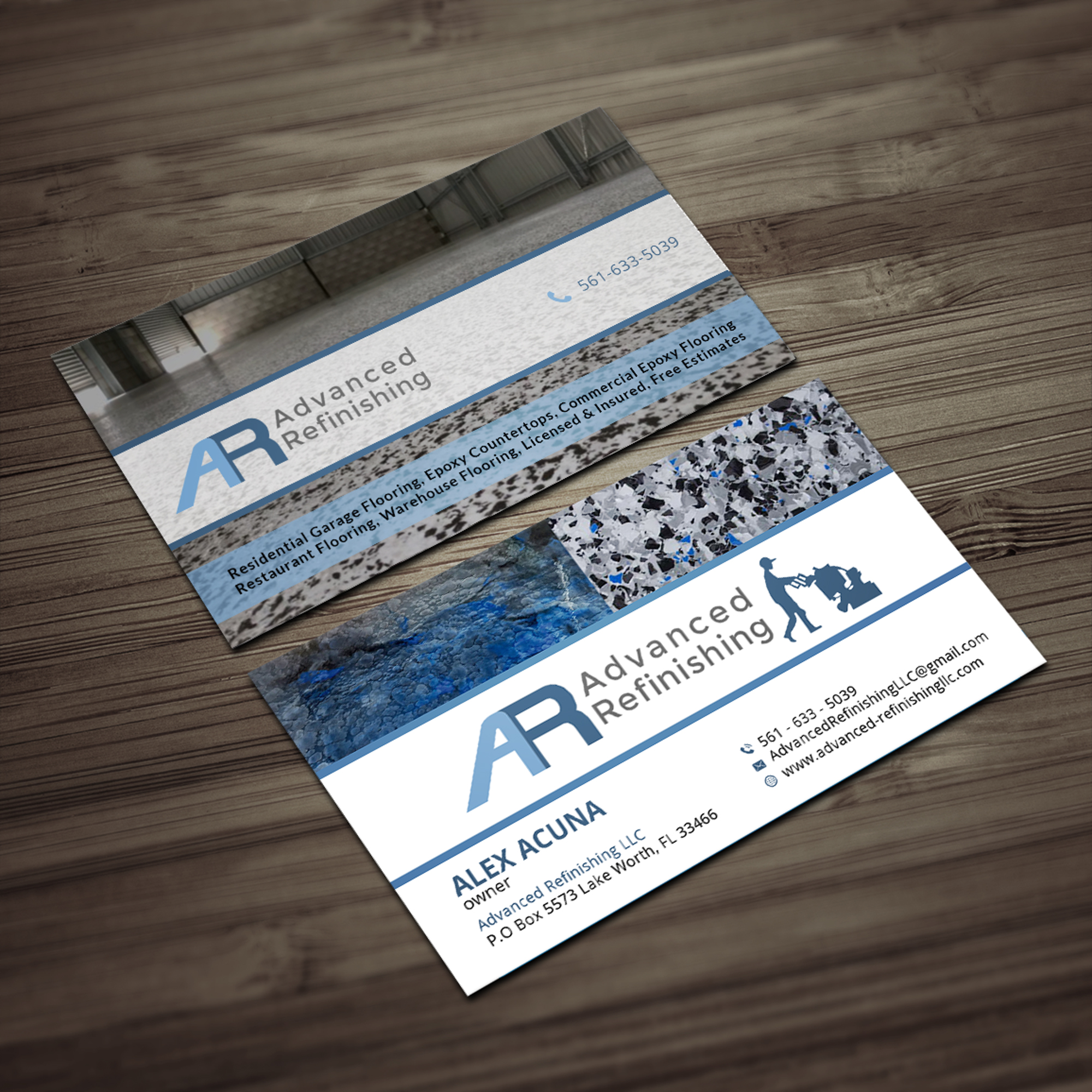 Design de Carte de Visite par Sujan4art pour Advanced Refinishing LLC | Design #22814422