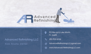 Business Card Design by BrpDesign for Advanced Refinishing LLC | Design #22795334