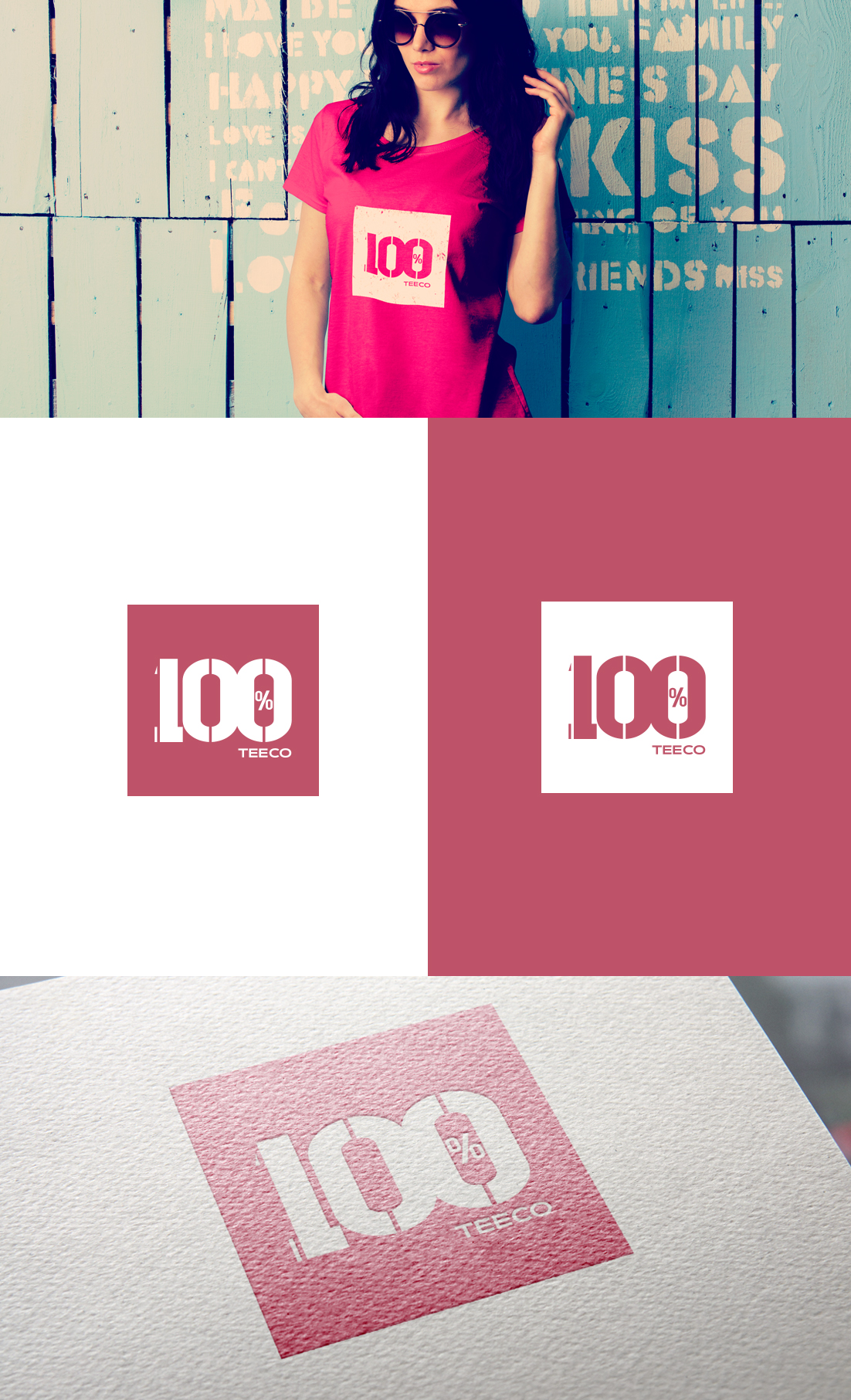 Diseño de Logo por GLDesigns para 100 Percent Tee Company | Diseño #22795538