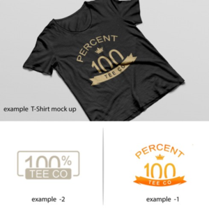 100 Percent Tee Co. or 100 Percent Tee Company | Logo Design by mam1