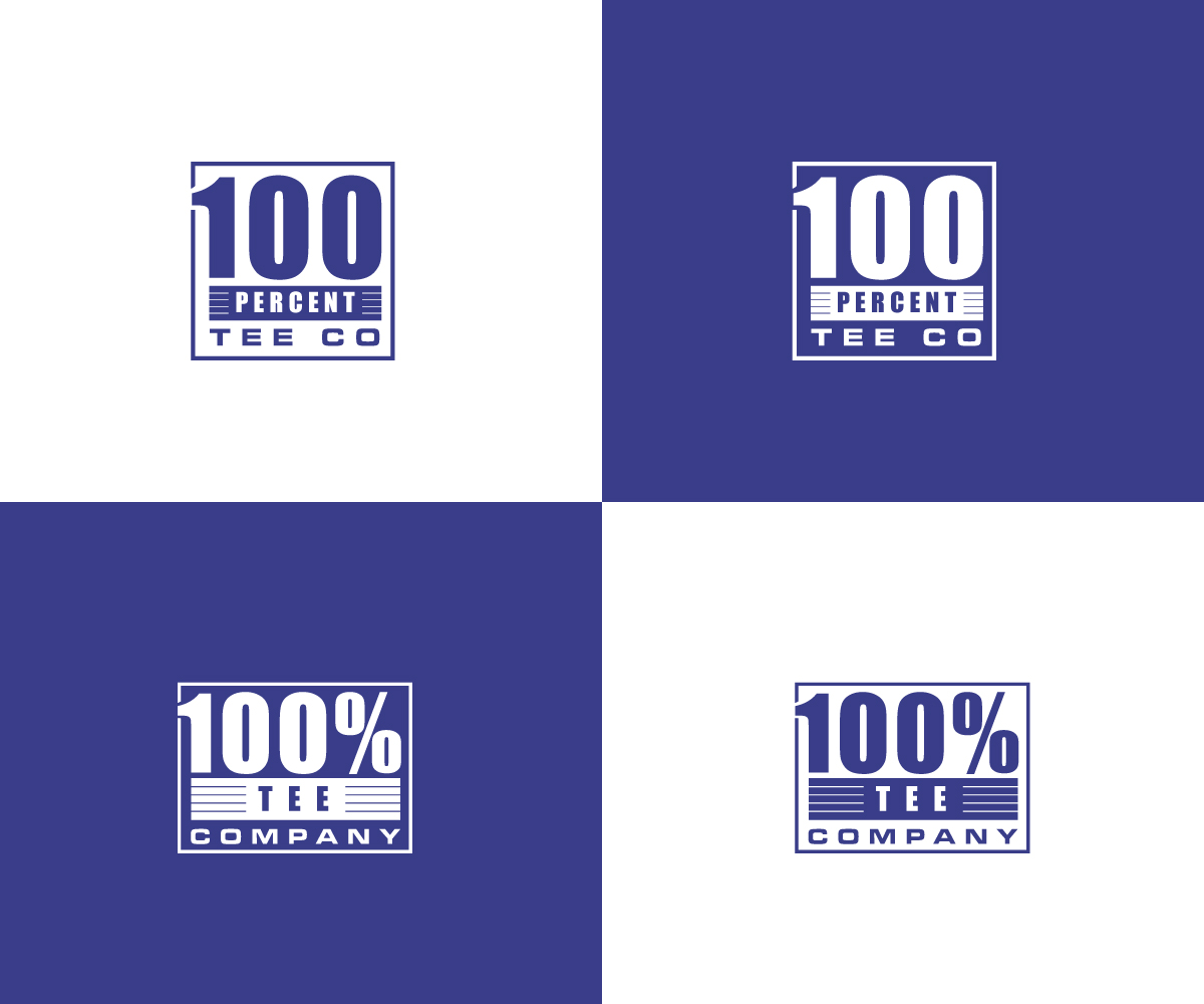 Design de Logo par step forward 2 pour 100 Percent Tee Company | Design #22794016