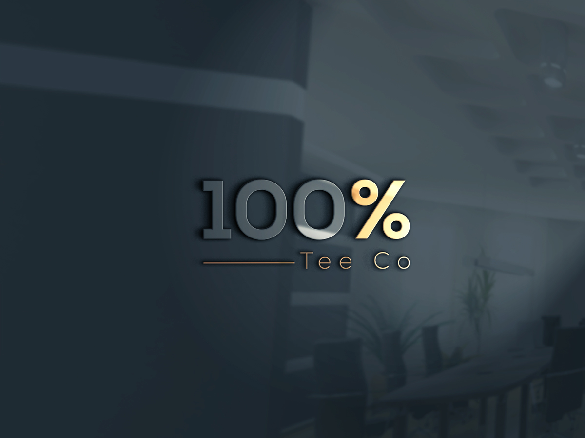 Diseño de Logo por kaisa design para 100 Percent Tee Company | Diseño #22796090