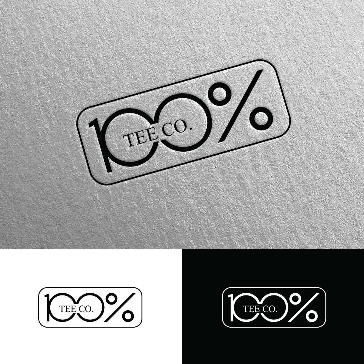 Logo Design by Rii for 100 Percent Tee Company | Design #22793901