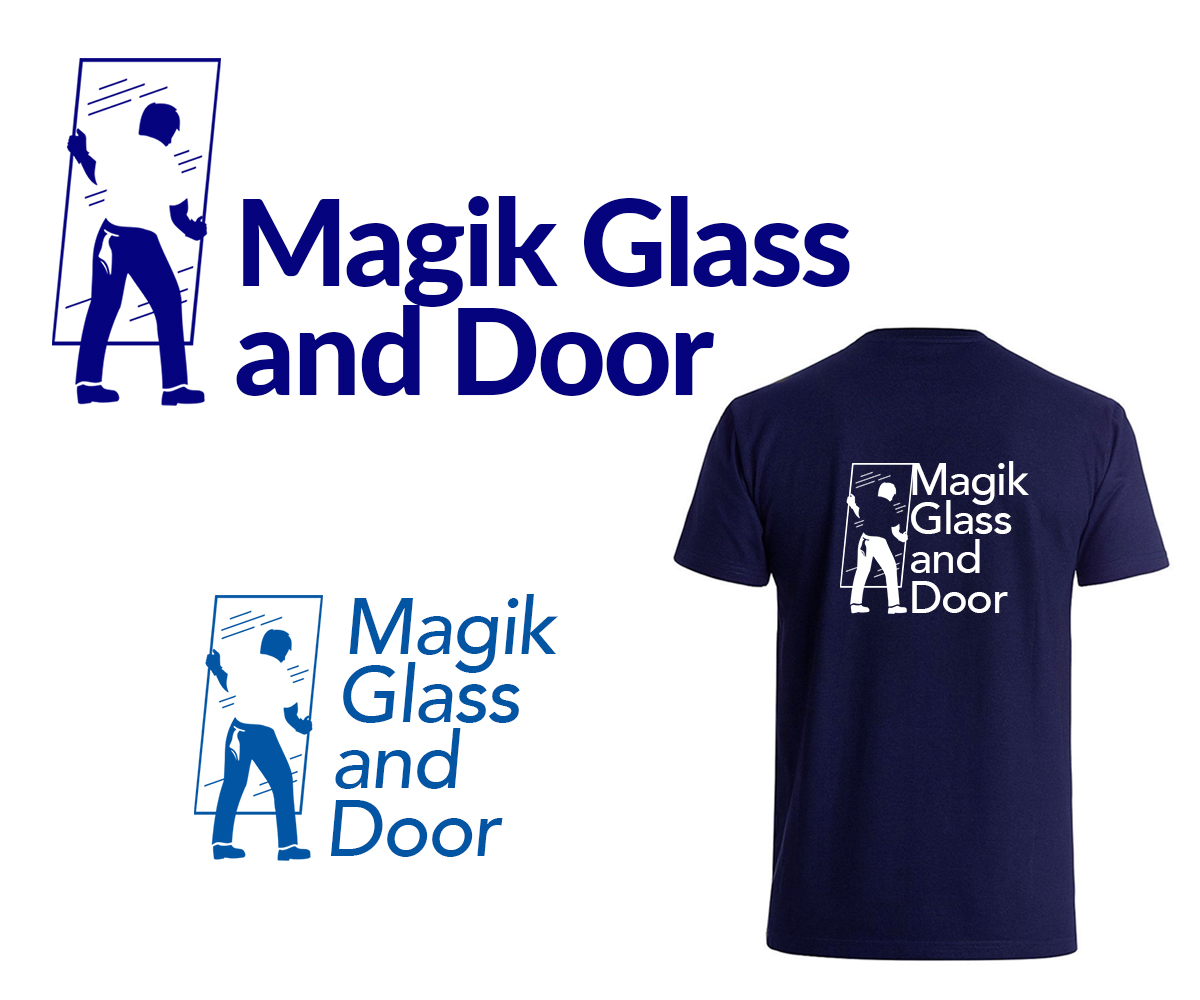 Logo-Design von ZETA für Magik Glass & Door | Design #22793960