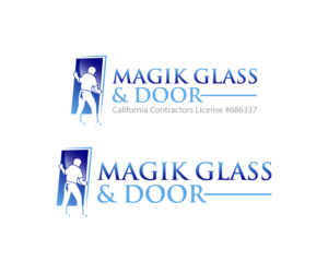 Logo Design by sangeloenriquez for Magik Glass & Door | Design: #22792534