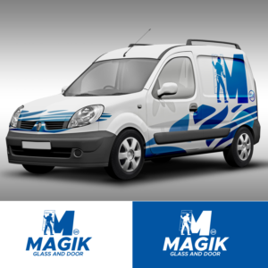 Logo Design by opieq for Magik Glass & Door | Design: #22795269
