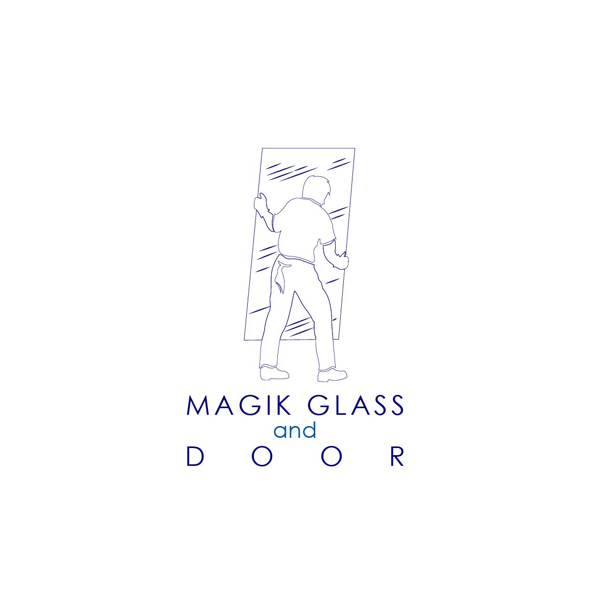 Logo Design by **INCREDIBLEDESIGNERS** for Magik Glass & Door | Design #22794169