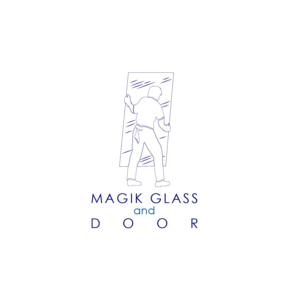 Logo Design by **INCREDIBLEDESIGNERS** for Magik Glass & Door | Design: #22794169