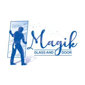 Logo Design by geni for Magik Glass & Door | Design #22796775