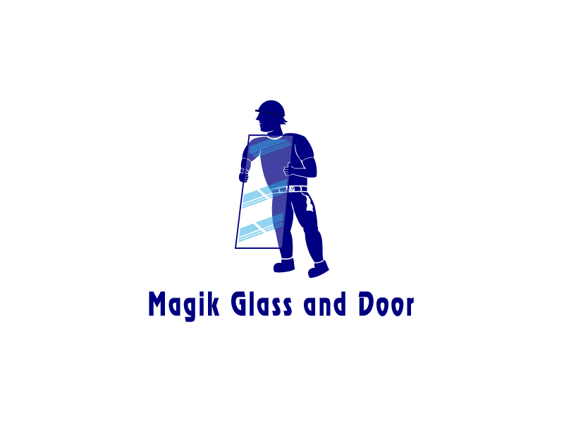 Diseño de Logo por aditya msf54 para Magik Glass & Door | Diseño #22796914