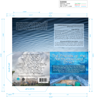 Friends of the Northumberland Strait CD | CD Cover Design by Mattey