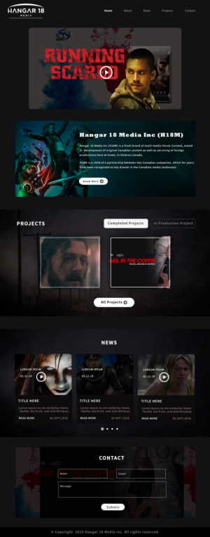 Web Design by Infobliz Technologies for 9 Light Entertainment | Design #22830626