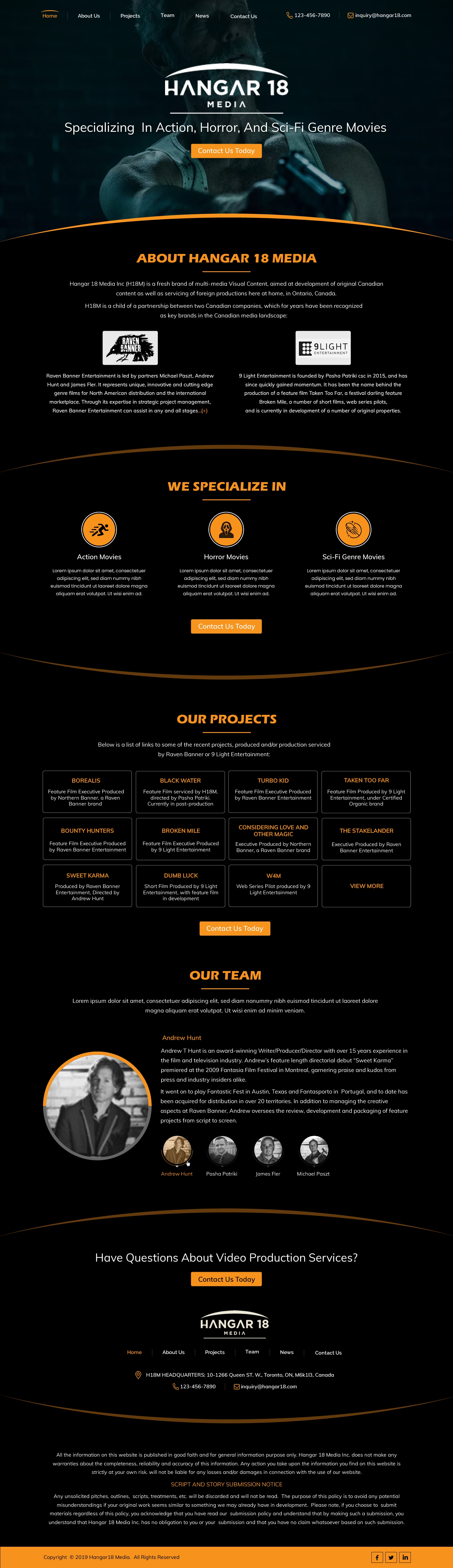 Web Design by harmi_199 for 9 Light Entertainment | Design #22819943