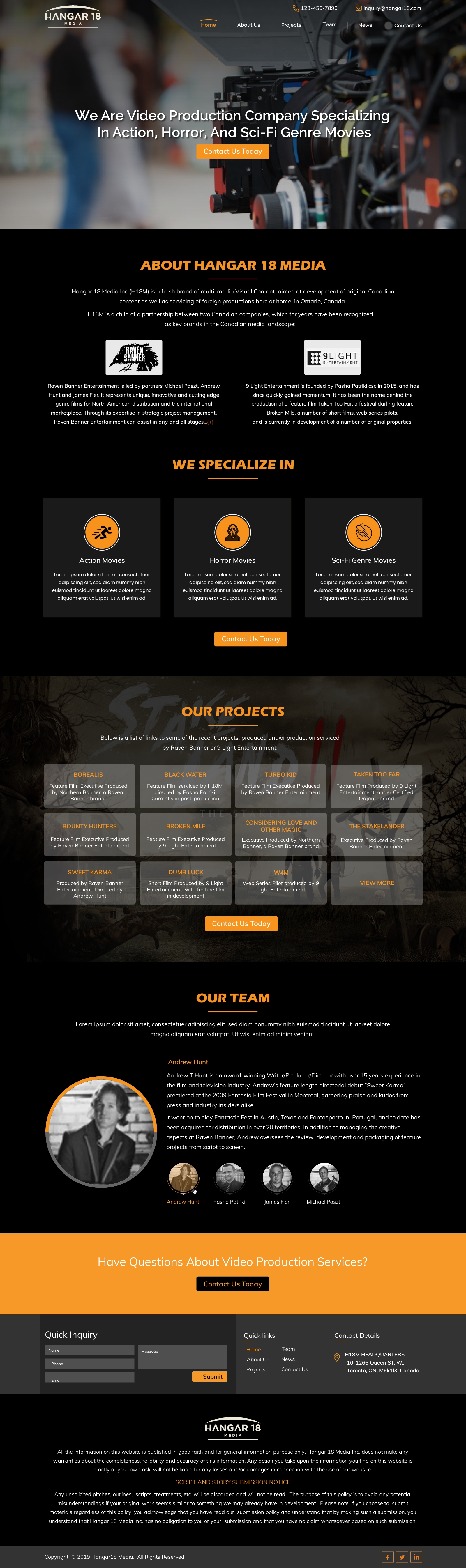Web Design by harmi_199 for 9 Light Entertainment | Design #22819944
