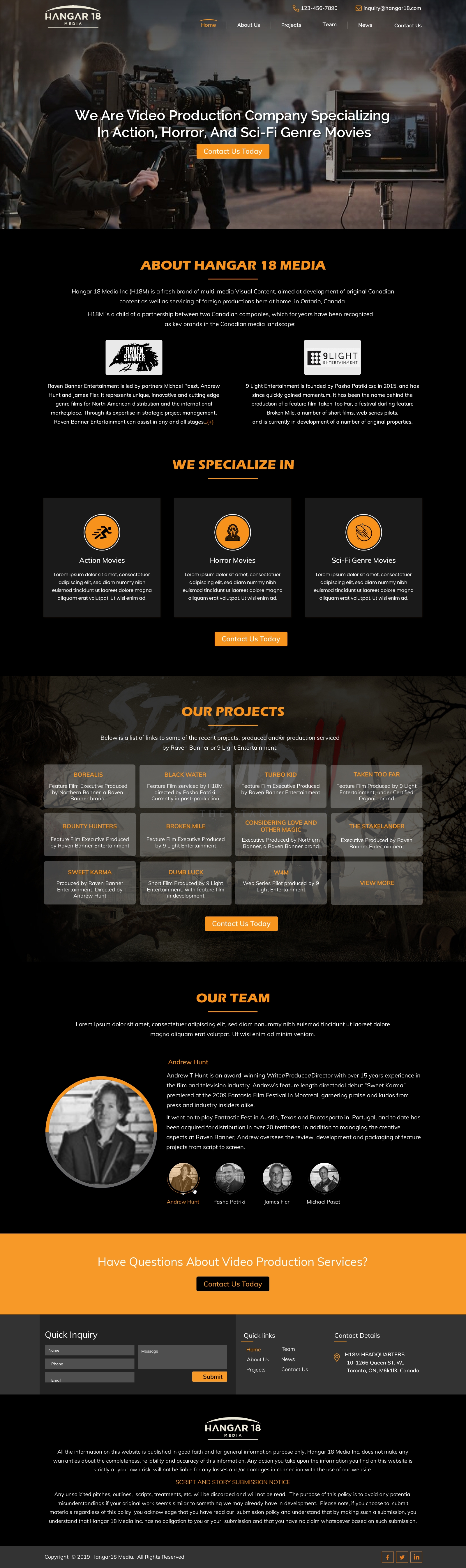 Web Design by harmi_199 for 9 Light Entertainment | Design #22819945