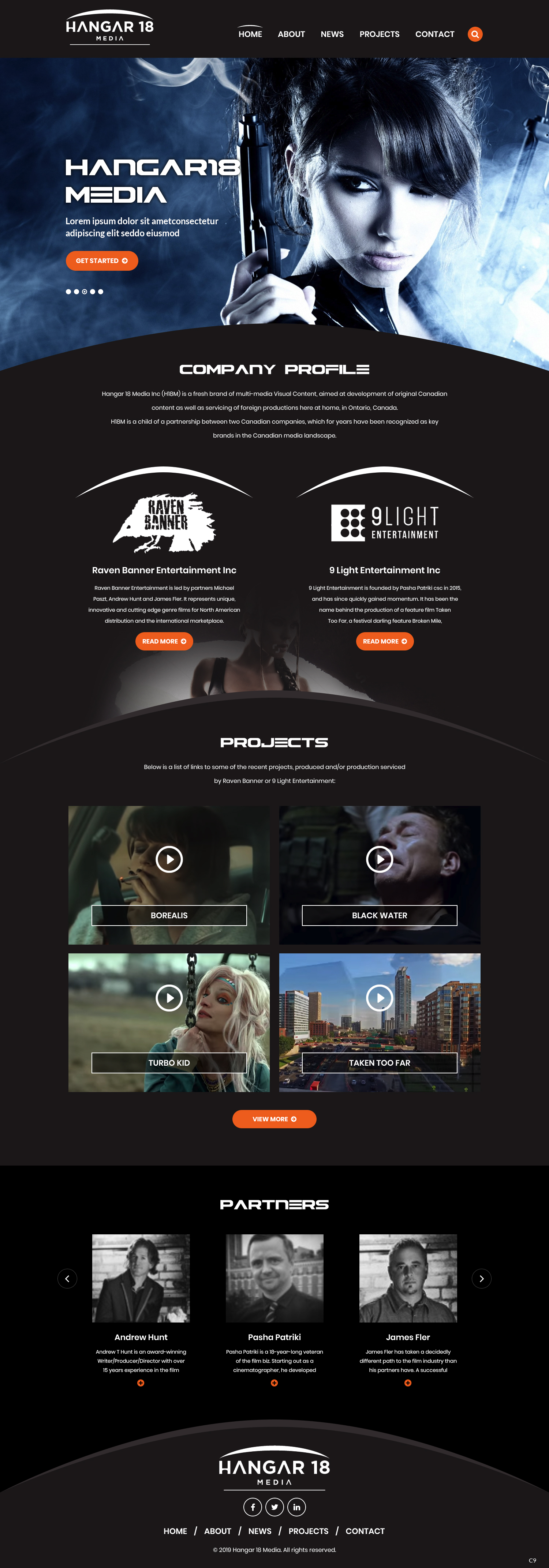 Web-Design von pb für 9 Light Entertainment | Design #22797795