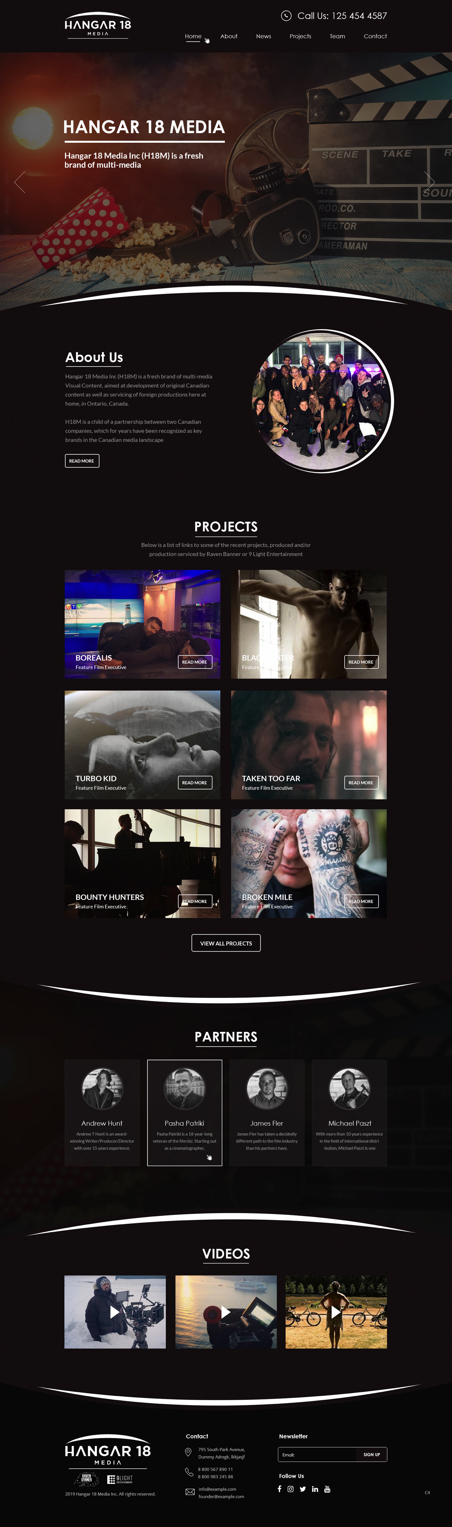 Web-Design von pb für 9 Light Entertainment | Design #22797798