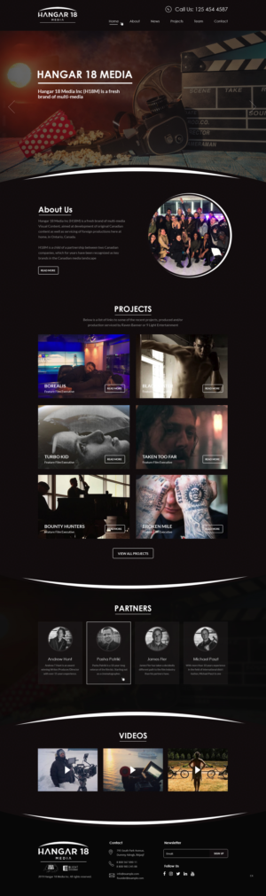 Web Design by pb for 9 Light Entertainment | Design: #22797798