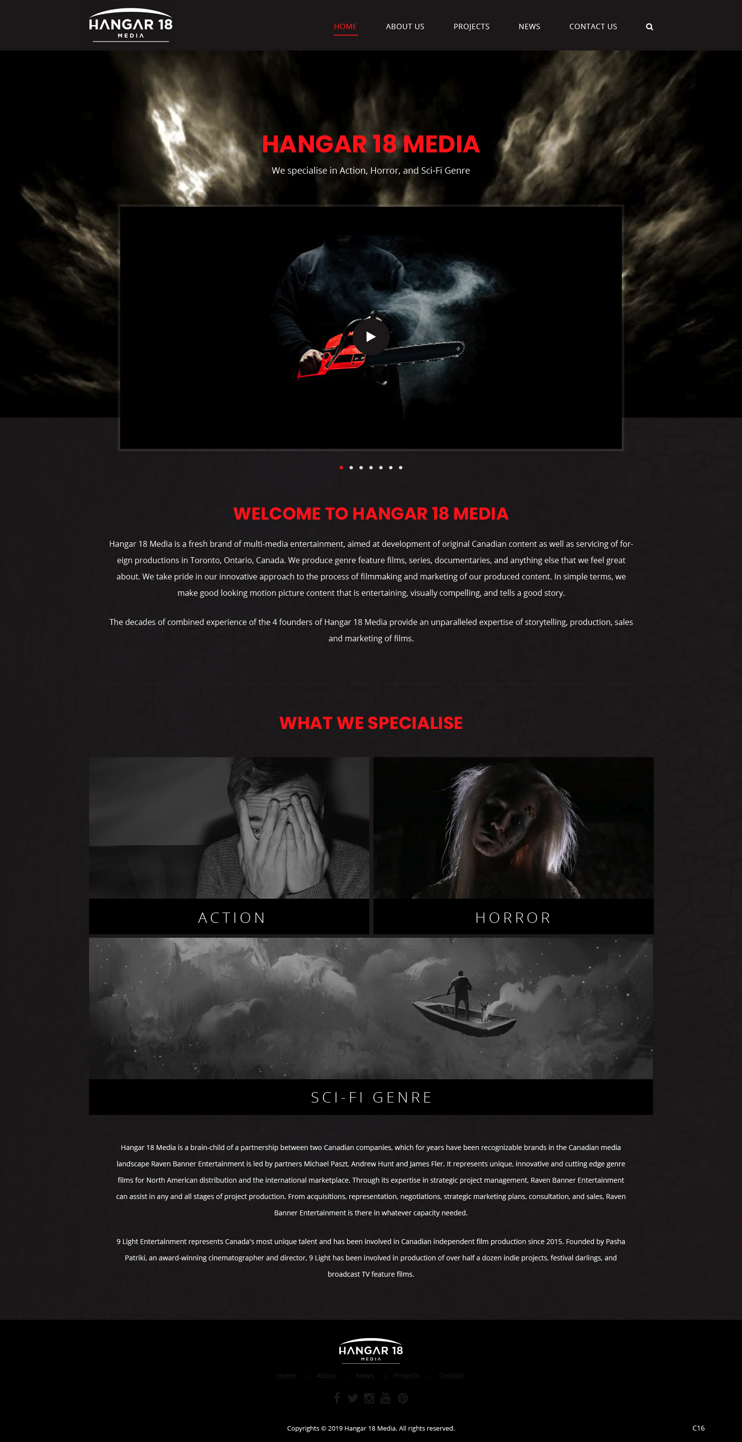 Web Design by pb for 9 Light Entertainment | Design #22797799