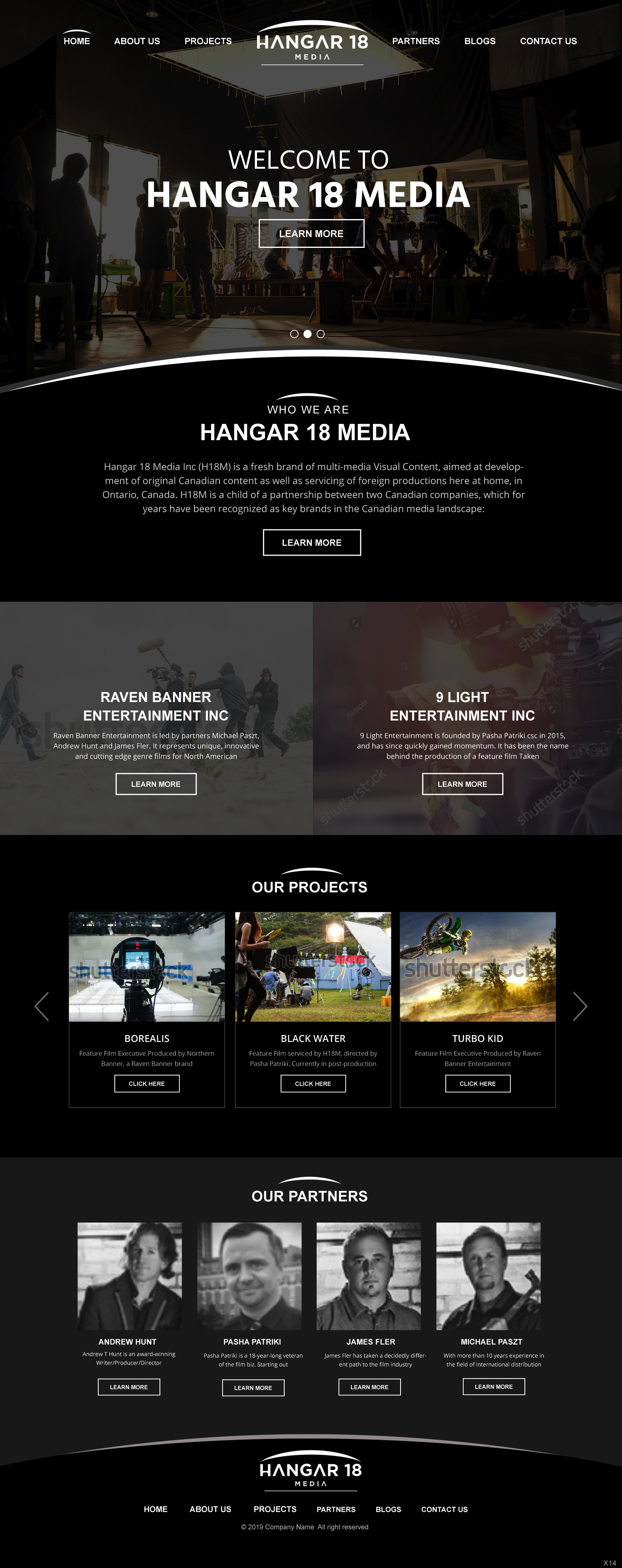 Web Design par pb pour 9 Light Entertainment | Design #22797806