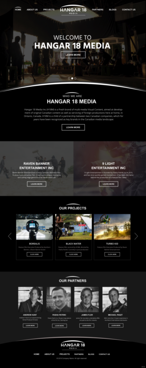 Web Design by pb for 9 Light Entertainment | Design: #22797806