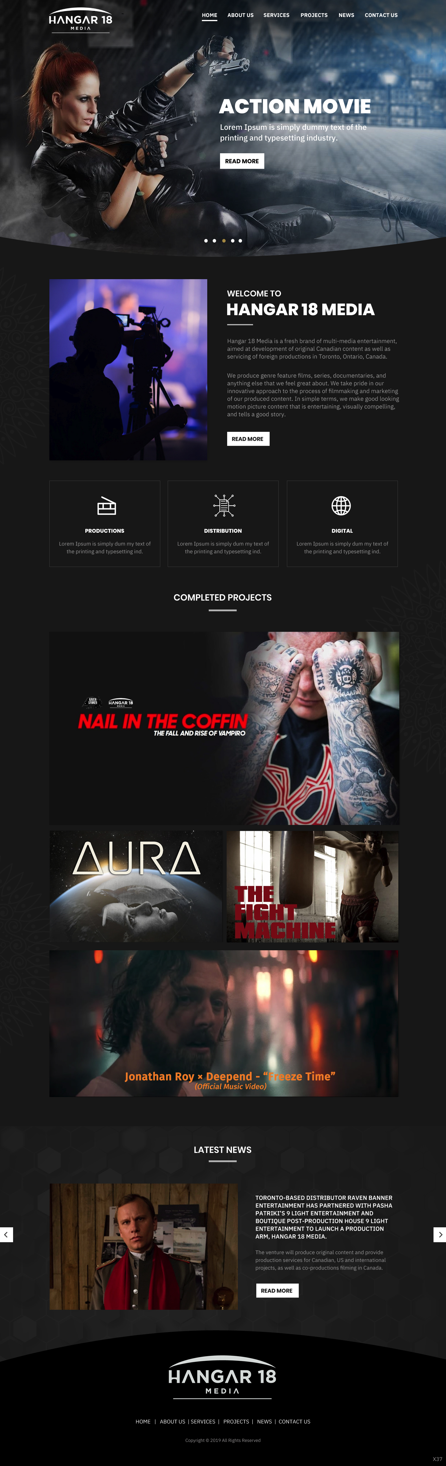 Web-Design von pb für 9 Light Entertainment | Design #22797809