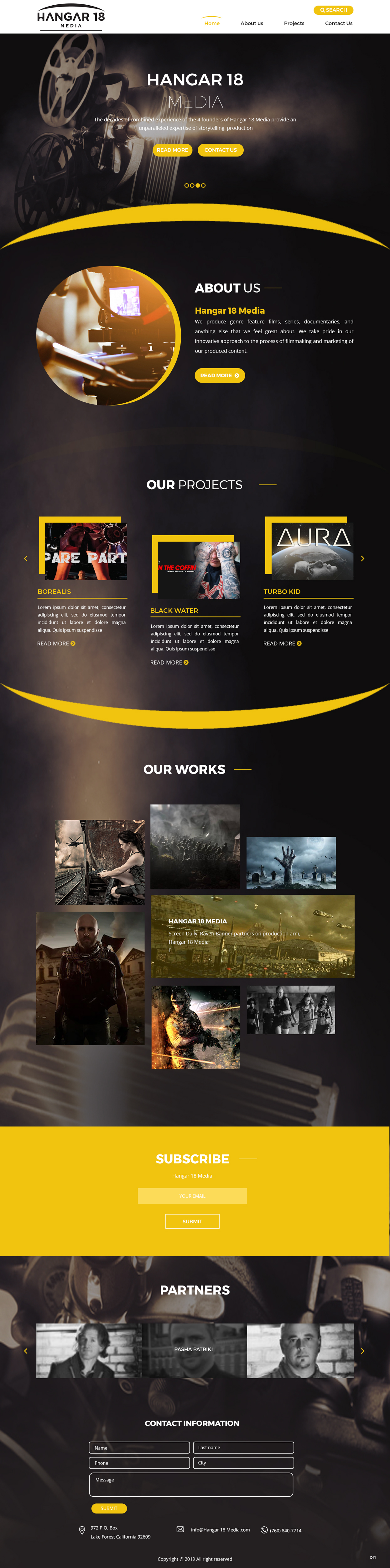 Web Design by pb for 9 Light Entertainment | Design #22809869