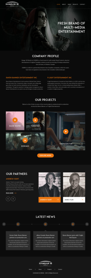 Web-Design von rightway für 9 Light Entertainment | Design: #22806239