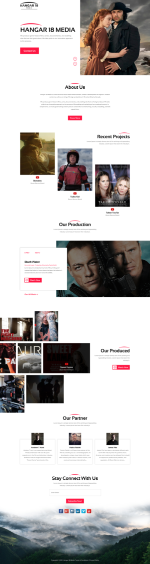 Web Design by rightway for 9 Light Entertainment | Design: #22806245