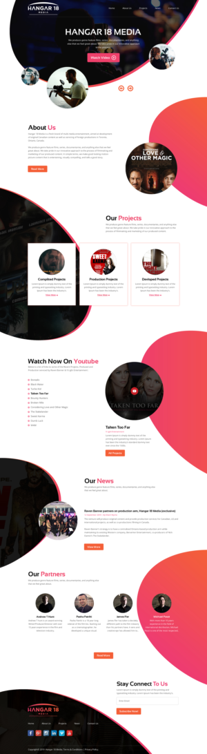 Web-Design von rightway für 9 Light Entertainment | Design: #22806252