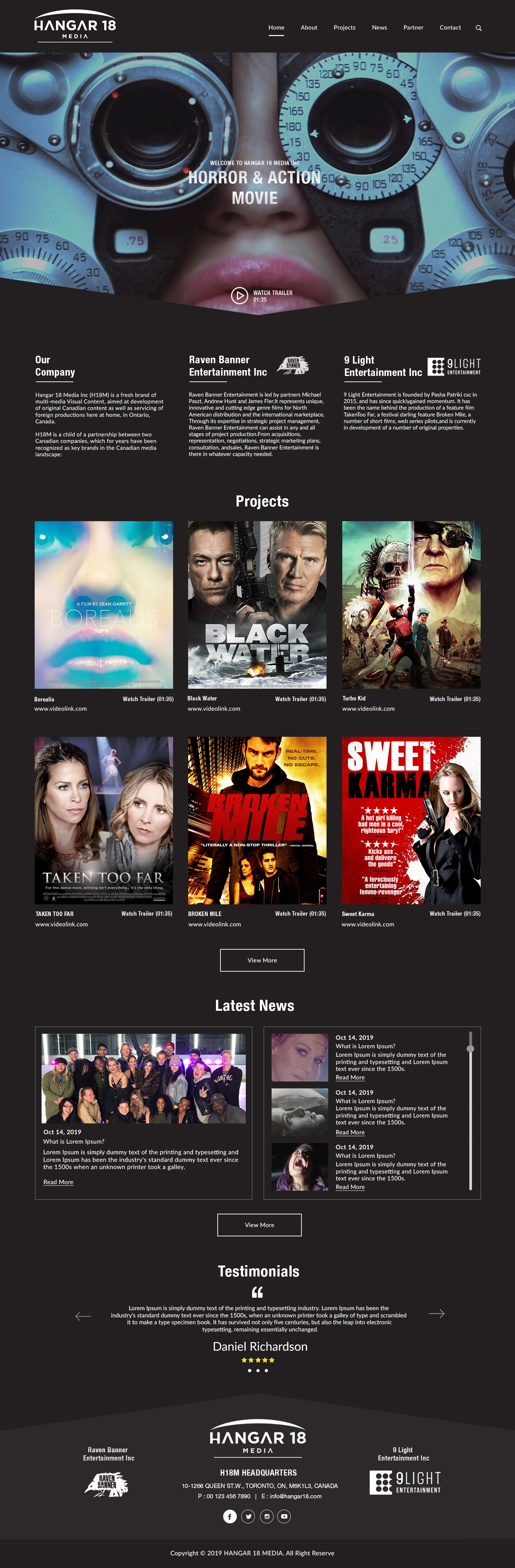 Web-Design von bdesigner9 für 9 Light Entertainment | Design #22809497