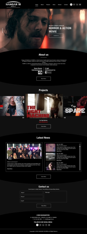 Web Design by bdesigner9 for 9 Light Entertainment | Design: #22809498