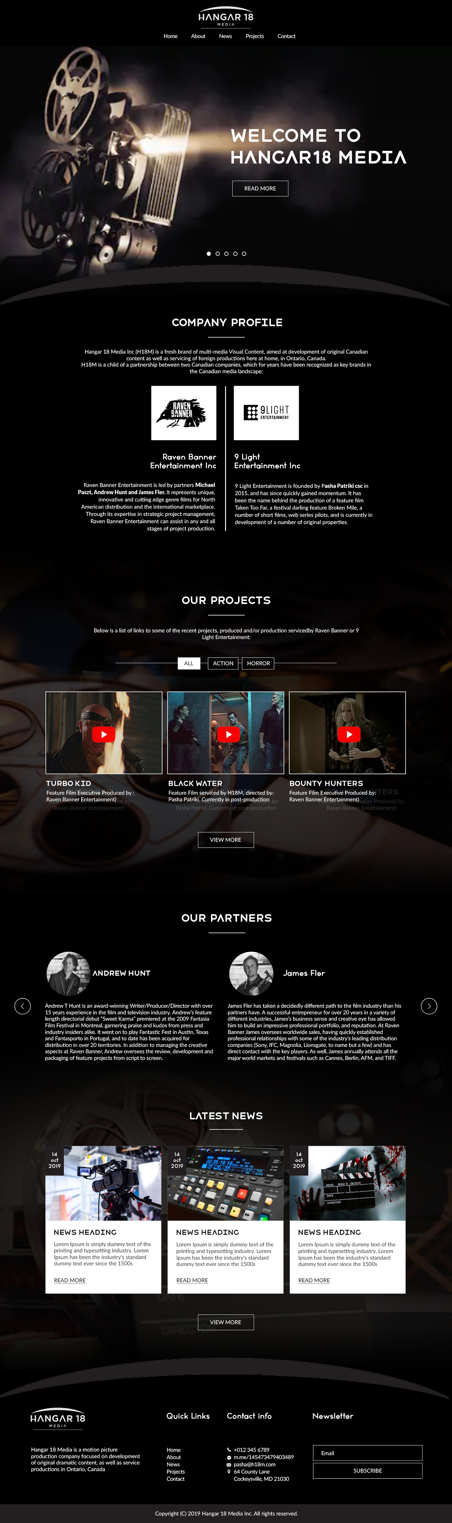 Web Design by bdesigner9 for 9 Light Entertainment | Design #22809616