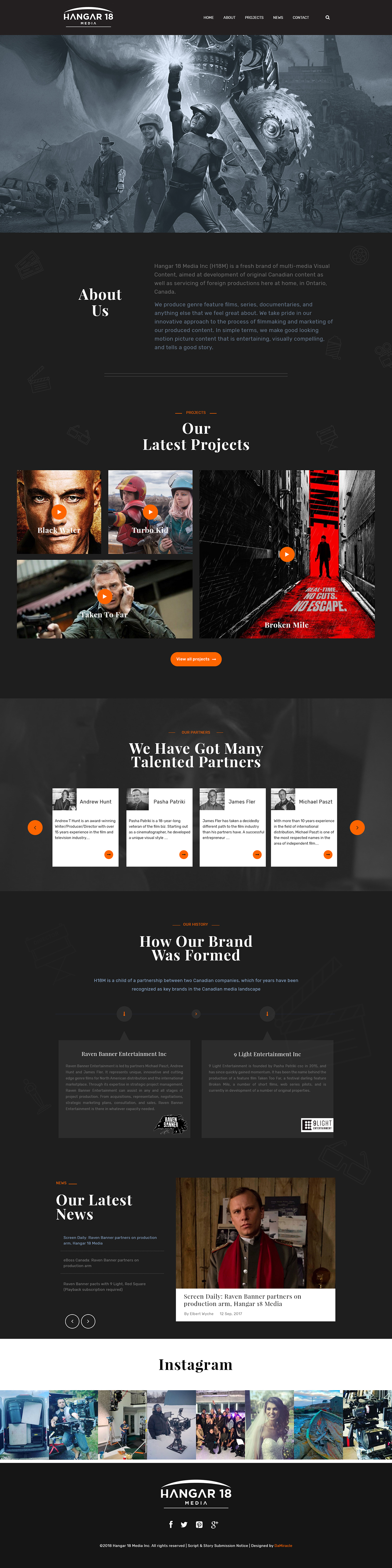 Web-Design von Da Miracle für 9 Light Entertainment | Design #22838692