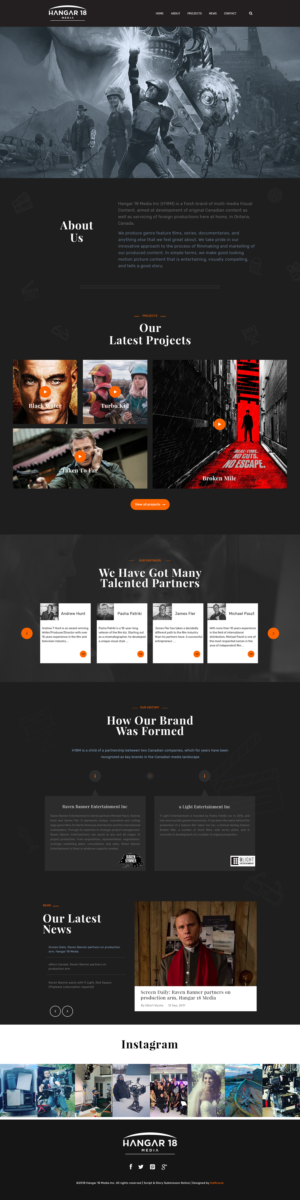Web Design by Da Miracle for 9 Light Entertainment | Design #22838692