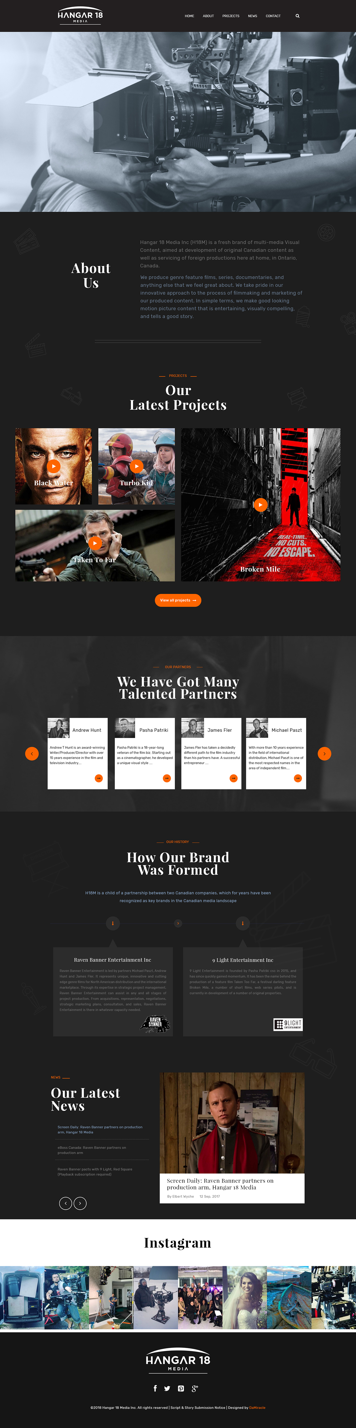 Web-Design von Da Miracle für 9 Light Entertainment | Design #22838694