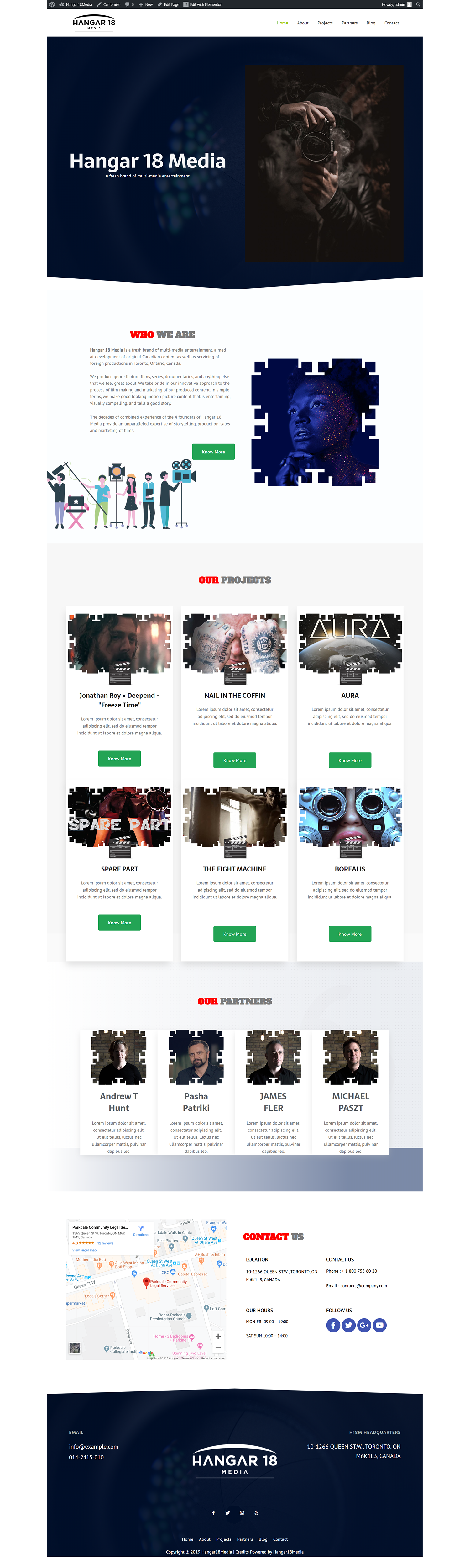 Web Design by JohnDigiTech for 9 Light Entertainment | Design #22812214