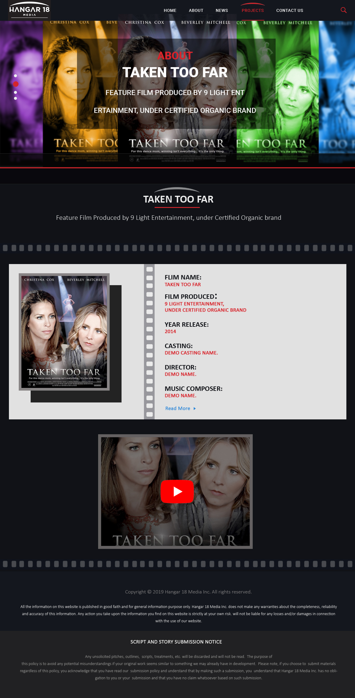 Web Design by partha 4 for 9 Light Entertainment | Design #22844674