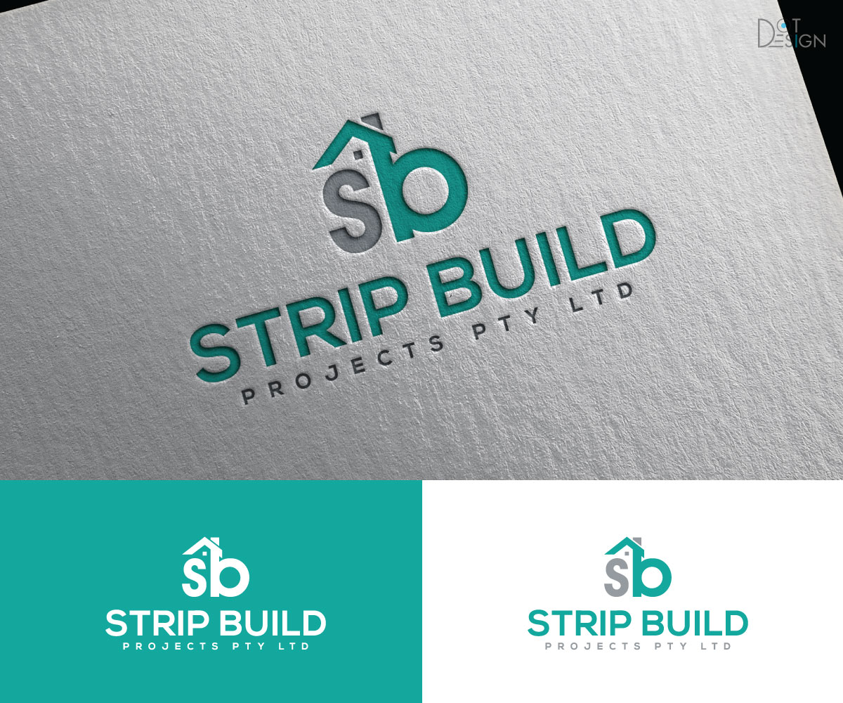 Logo Design by Dot Design 3 for Strip-Build projects Pty ltd | Design #22791998