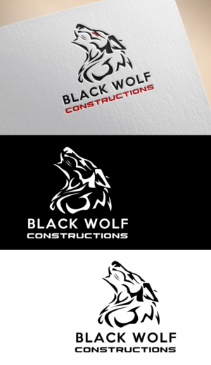 Black Wolf Constructions | Design de Logo par Ana Gocheva