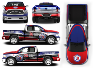 New Construction Truck Wrap | Diseño Gráfico por SAI DESIGNS